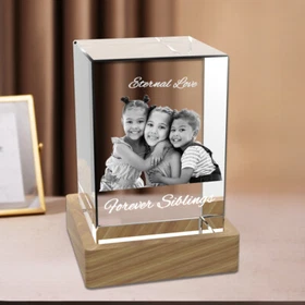 3D Cube Crystal Photo Gift, Unique 3D Image Birthday Wedding Anniversary Present 3D Cube Crystal Photo Gift, Unique 3D Image Birthday Wedding Anniversary Present