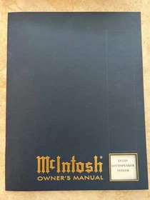 MCINTOSH OWNER'S MANUALS - ORIGINAL