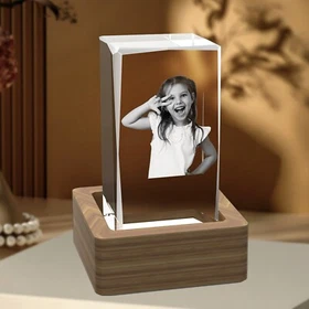 Personalised 3D Cube Photo Gifts, Custom 3D Crystal Gifts For Birthday Wedding Personalised 3D Cube Photo Gifts, Custom 3D Crystal Gifts For Birthday Wedding