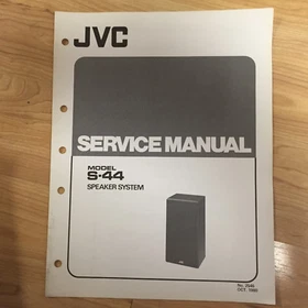 Original JVC Service Manual for Speaker Systems S SK SP Models ~ Select One Original JVC Service Manual for Speaker Systems S SK SP Models ~ Select One