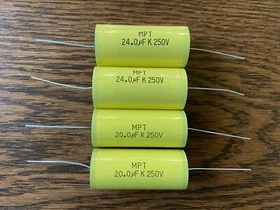 Recap Kit for Acoustic Research AR-4X Speaker Crossovers MPT Film Capacitors Recap Kit for Acoustic Research AR-4X Speaker Crossovers MPT Film Capacitors