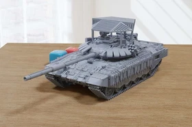 T-72B3 Obr 2016 Bag Armor Hull Soviet Main Battle Tank - 3D Printed Miniature Ta T-72B3 Obr 2016 Bag Armor Hull Soviet Main Battle Tank - 3D Printed Miniature Ta