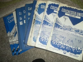 COLCHESTER UNITED HOME PROGRAMMES FROM THE 1960s - CHOOSE FORM LIST 