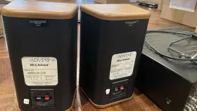3025218013 ADVENT Mini Bookshelf Speakers Wood