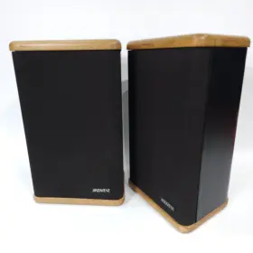 3025248785 ADVENT Mini Bookshelf Speakers Hardwood End Caps