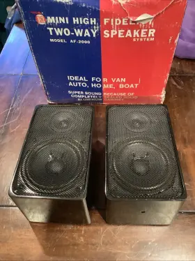 AF-2000 AFCO Speakers Mini High Fidelity AF-2000 AFCO Speakers Mini High Fidelity