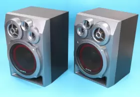 SX-ND30 AIWA Bass Reflex Speakers Impedance #2