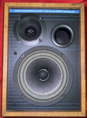 D2550E AMERICAN ACOUSTICS Bookshelf Speakers Woofer Watts #3 D2550E AMERICAN ACOUSTICS Bookshelf Speakers Woofer Watts #3