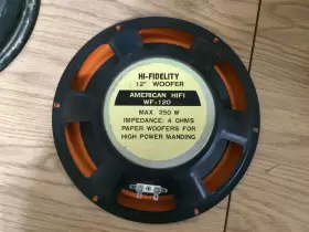 WF-120 AMERICAN HIFI High Fidelity Paper Woofer Power Manding WF-120 AMERICAN HIFI High Fidelity Paper Woofer Power Manding