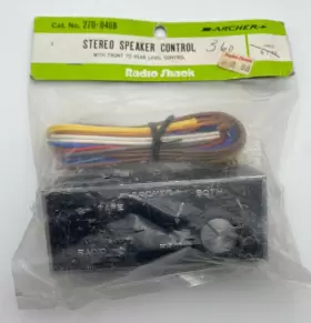 270-046B ARCHER Nos Radio Stereo Speaker Control Switch Fader