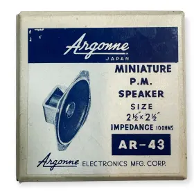 AR-43 ARGONNE Miniature Speaker Nos