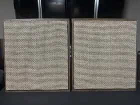 WB-8D ARGOS Speakers Angled Wood Cabinets
