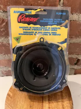 044476211508 AUDIOVOX Speakers Rampage Dual Cone Watts Nos