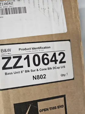 ZZ10642 B-W Woofers Need Voice Coils