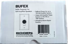 765368450941 BOGEN Bufex Buffer Expander Volume Control #2