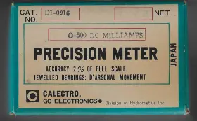 DI-0916 CALECTRO Gc Precision Meter Box Nos