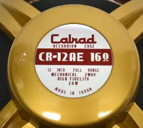 CR-12AE CALRAD Accordion Edge Speaker Nos #2 CR-12AE CALRAD Accordion Edge Speaker Nos #2