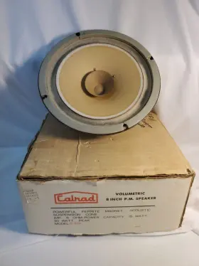 S-518 CALRAD Nos Volumetric Speaker Og Box