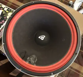 15W4 CERWIN-VEGA Woofer Tears Cone