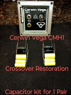 CMH-1 CERWIN-VEGA Crossover Capacitor Kit