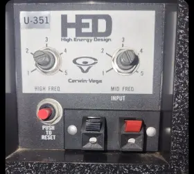 U-351 CERWIN-VEGA Heftd Crossover Cap Kit