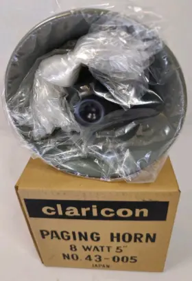 43-008 CLARICON Paging Horn Box