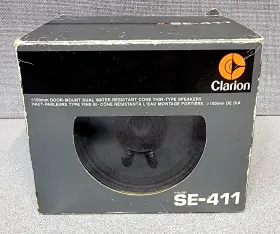 SE-411 CLARION Door Mount Car Speakers Classic #2
