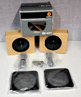 SE-411 CLARION Door Mount Car Speakers Classic