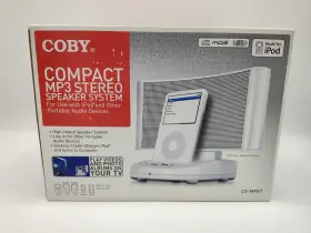 CS-MP87 COBY Stereo Speaker Ipod Up Box CS-MP87 COBY Stereo Speaker Ipod Up Box