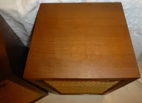 BX-24 CORAL Bookshelf Wooden Speakers Wood Box #3