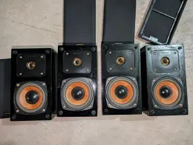 HLX-18 DYNACO Hilux Bookshelf Surround Speakers Great HLX-18 DYNACO Hilux Bookshelf Surround Speakers Great