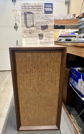 HFS-4 EICO Fi Speaker Brochure Single