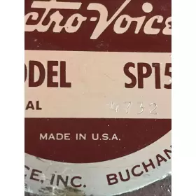 SP-15 ELECTRO-VOICE Speakers #2