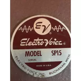 SP-15 ELECTRO-VOICE Speakers