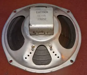 180165 EMERSON Alnico Hifi Radio Speaker Great 180165 EMERSON Alnico Hifi Radio Speaker Great