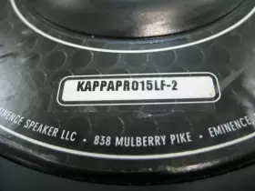 PRO-15LF-2 EMINENCE Kappa Frequency Woofer #3