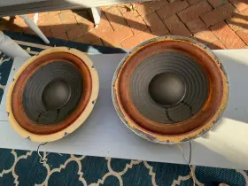 907D111 EMPIRE Scientific Grenadier Woofers Copper Speakers 907D111 EMPIRE Scientific Grenadier Woofers Copper Speakers
