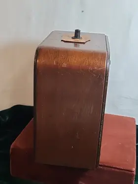 302-S EXECUTONE Art Deco Skyscraper Wood Intercom Speaker #2