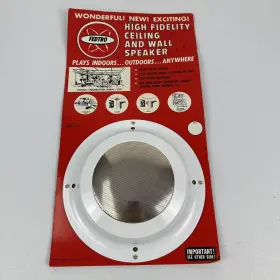 SP-10C FEDTRO Fetro High Fidelity Ceiling Wall Speaker Nos
