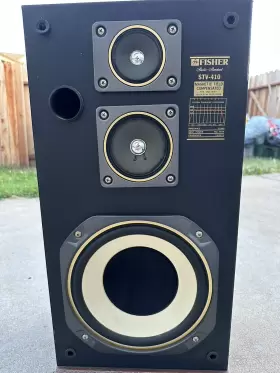 STV-410M FISHER Set Speakers Great Sound STV-410M FISHER Set Speakers Great Sound