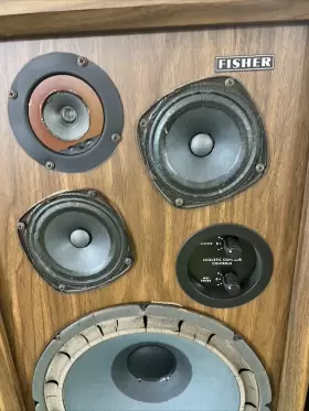 XP85A FISHER Air Suspension Speaker Wood Vaneer #2 XP85A FISHER Air Suspension Speaker Wood Vaneer #2