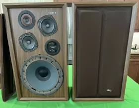 XP85A FISHER Air Suspension Speaker Wood Vaneer XP85A FISHER Air Suspension Speaker Wood Vaneer