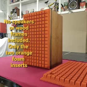 L-100 FORJBL Burnt Sculptured Airft Foam Grill Inserts Jbl #2 L-100 FORJBL Burnt Sculptured Airft Foam Grill Inserts Jbl #2