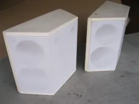 SD-90 FOSGATE Audionics Theater Bookshelf Speakers Dual Drive #2