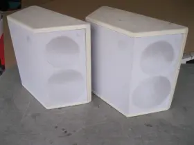 SD-90 FOSGATE Audionics Theater Bookshelf Speakers Dual Drive #3