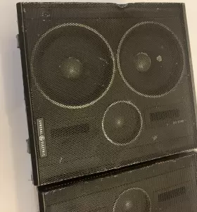 3-6055 GE General Electric Boombox Speakers #2