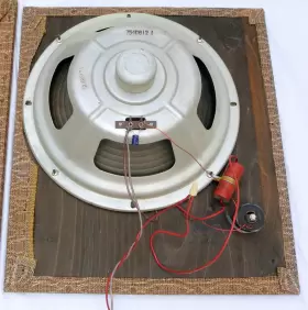 754D612 GE Speakers Tube Stereo Console Alnico #3