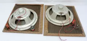 754D612 GE Speakers Tube Stereo Console Alnico