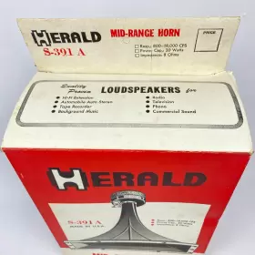 S-391A HERALD ELECTRONICS Horn Loudspeaker Watts Box #2