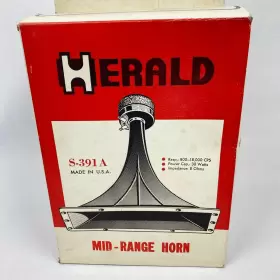 S-391A HERALD ELECTRONICS Horn Loudspeaker Watts Box #3